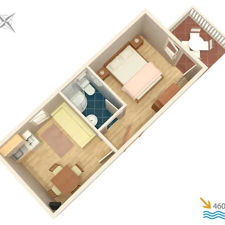 Apartment 4172a Vodice